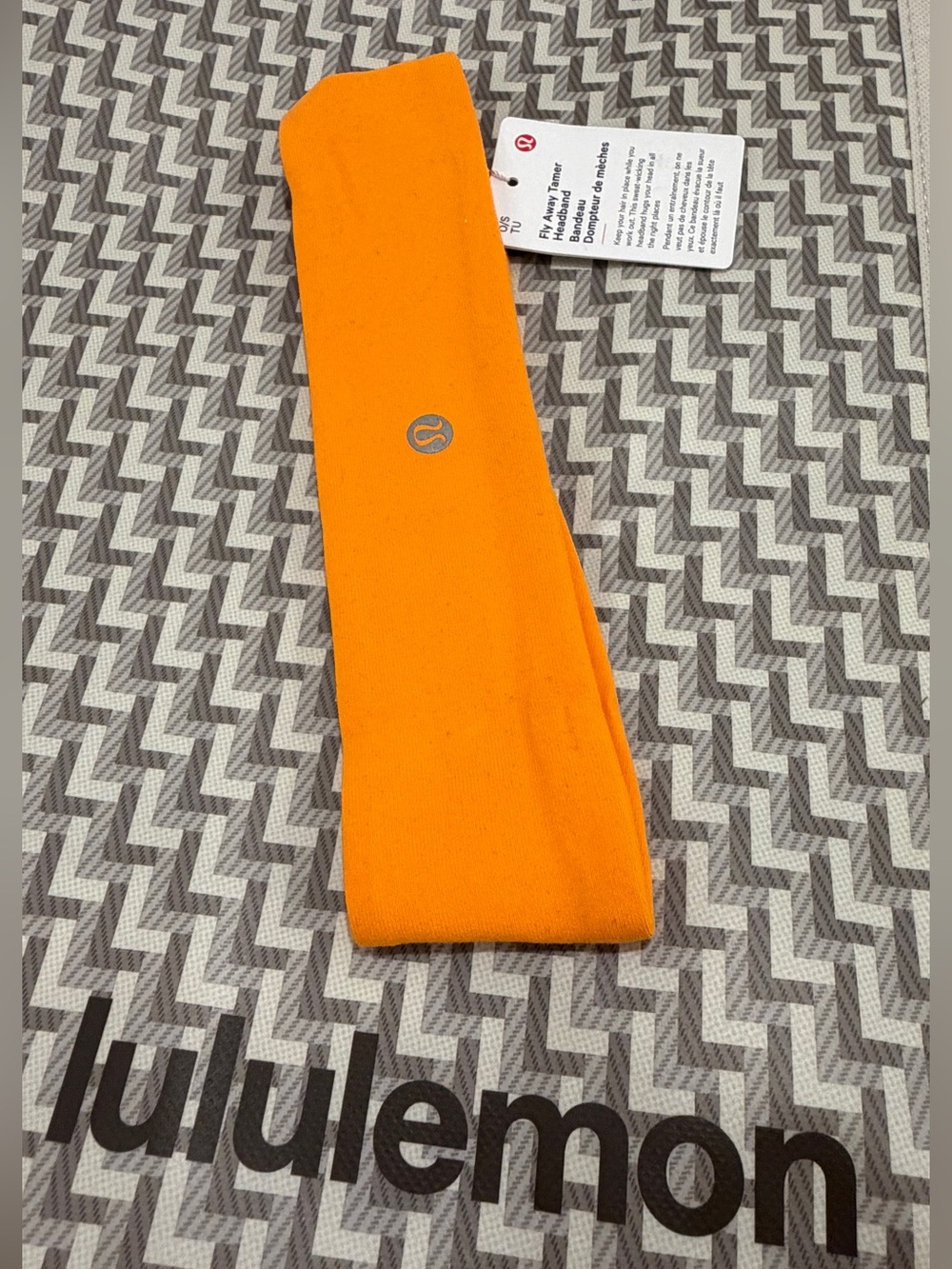 Lululemon Fly Away Tamer Headband - Orange
